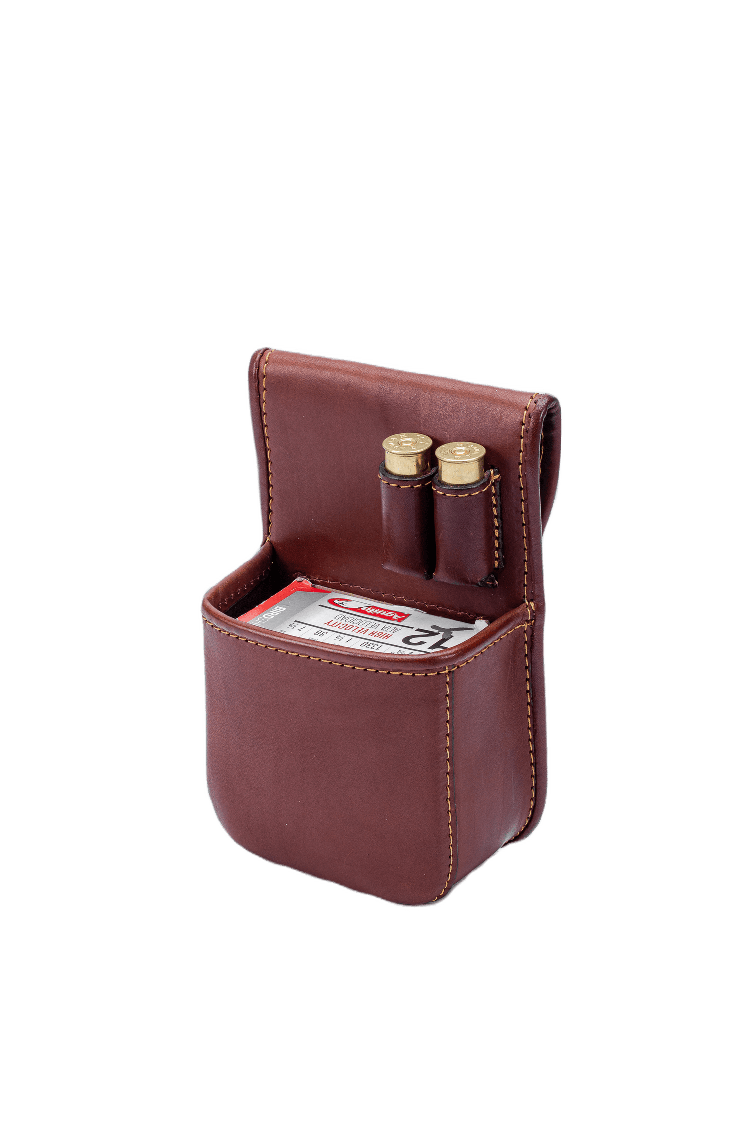 2 Shell Leather Pouch Holder