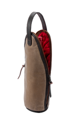 Waxed Cotton Canvas wine tote (single)