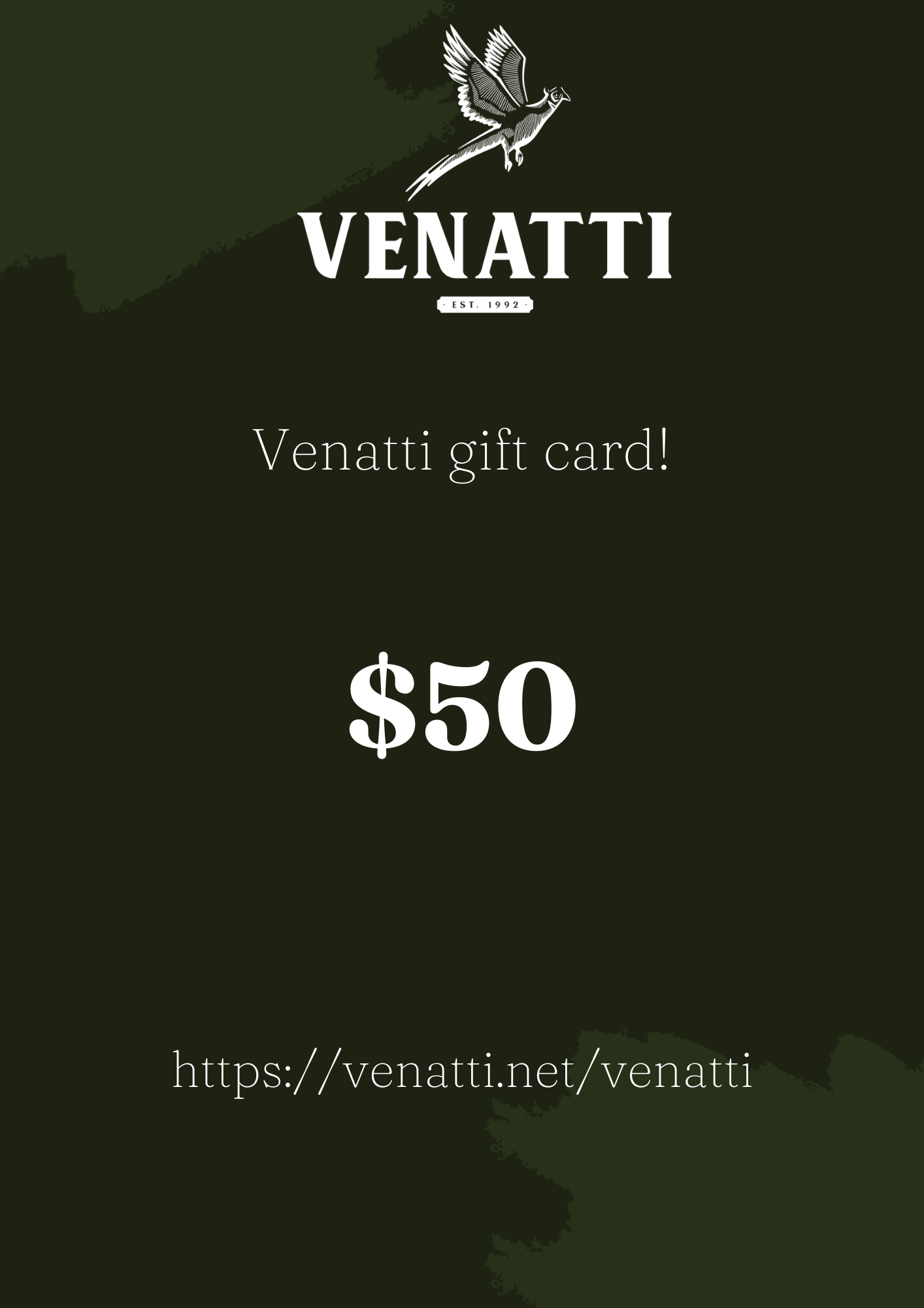 Venatti Gift Card