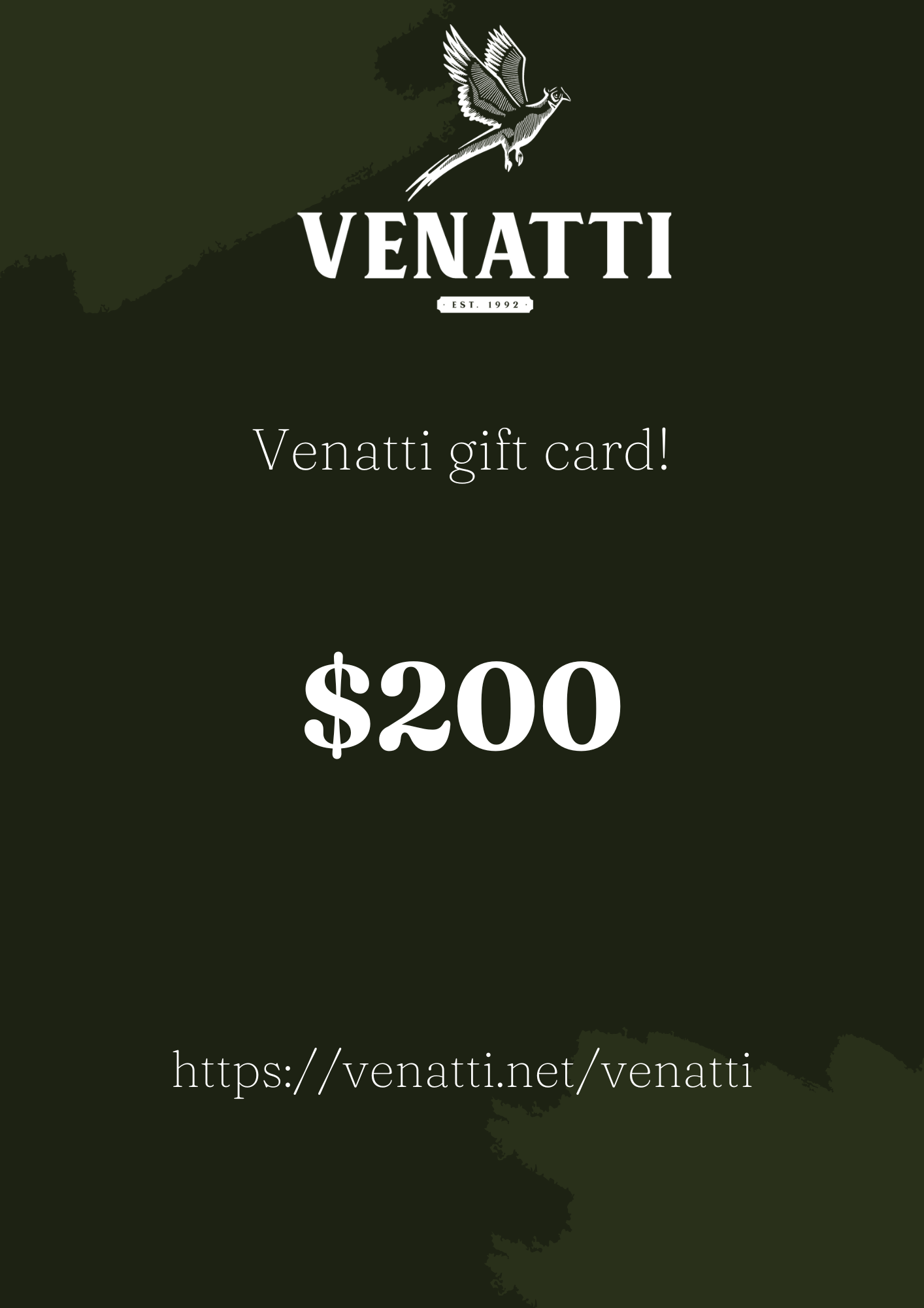 Venatti Gift Card